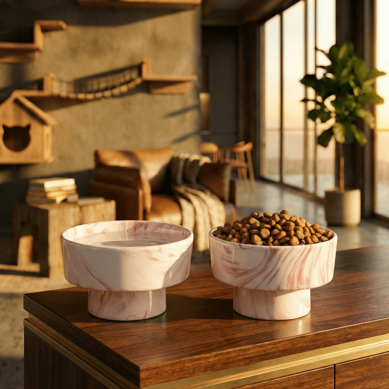 Yüksek Noks Mama Kabı - Pawlara